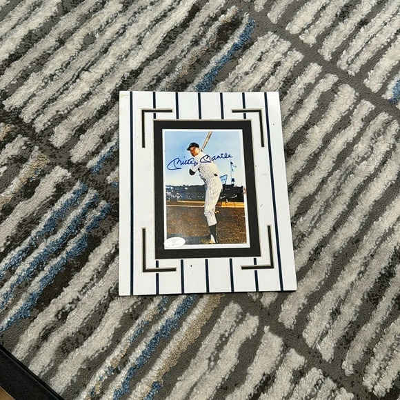 Mickey Mantle New York Yankees signed photo - Picture 1 of 1